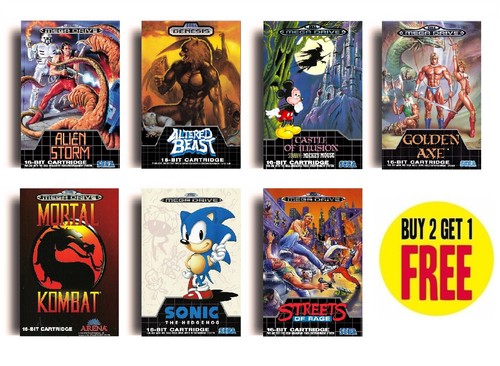 Poster gioco retro - a3, sega