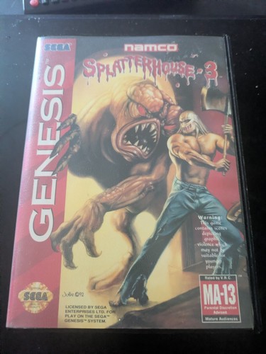 Splatterhouse sega genesis - sega,